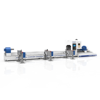 Satılık 6 Metre CNC Fiber Boru Metal Boru Lazer Kesim Makinesi