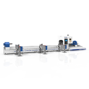 Satılık 6 Metre CNC Fiber Boru Metal Boru Lazer Kesim Makinesi