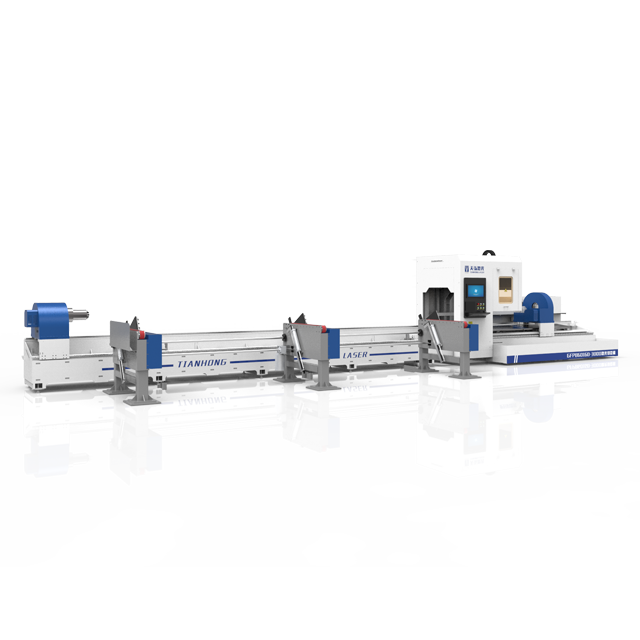 Satılık 6 Metre CNC Fiber Boru Metal Boru Lazer Kesim Makinesi